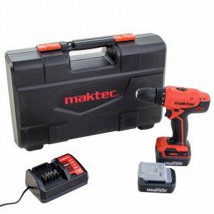 Maktec MT070E 14.4V Li-Ion boormachine (2x 1.1Ah accu) in koffer Boor- en schroefmachine Elektrisch gereedschap