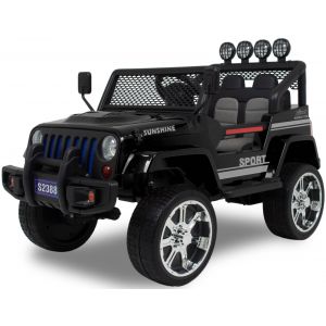 Monster Jeep elektrische kinderauto zwart Alle producten BerghoffTOYS