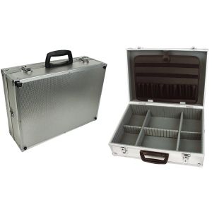 Mannesmann aluminium koffer met variabele vakindeling Opbergsystemen, gereedschaphouders en persoonlijke beschermmiddelen Elektrisch gereedschap