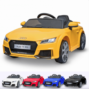 Audi elektrische kinderauto TT RS Geel Alle producten BerghoffTOYS