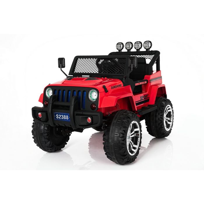 Monster Jeep elektrische kinderauto rood Alle producten BerghoffTOYS