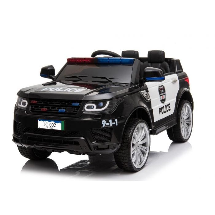 Kijana politie elektrische kinderauto Land Rover zwart Alle producten BerghoffTOYS